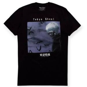 FUNIMATION BLACK Tokyo Ghoul Ken Kaneki & Bats T-Shirt SZ.M EUC